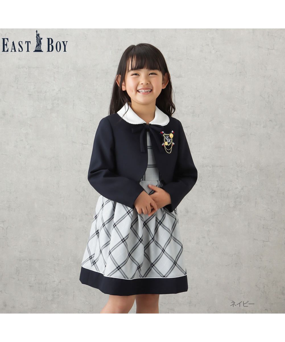 セール】EASTBOY イーストボーイ 女児入学スーツ ボレロワンピース