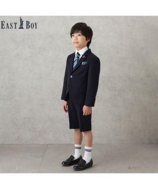 MAC HOUSE(kid's)/EASTBOY イーストボーイ 男児入学スーツ ヘリンボーン柄 4点セット 335201693/505877804