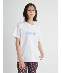 emmi atelier(emmi　atelier)/【emmi atelier】ペイントemmiロゴTシャツ/WHT