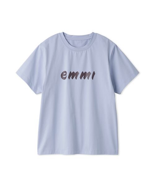 emmi atelier(emmi　atelier)/【emmi atelier】ペイントemmiロゴTシャツ/LBLU