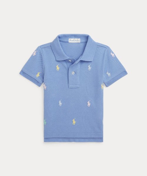 POLO RALPH LAUREN(POLO RALPH LAUREN)/(ベビー)Polo ポニー コットン メッシュ ポロシャツ/400ブルー