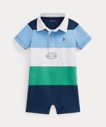 POLO RALPH LAUREN/(ベビー)ストライプド コットン ジャージー ラグビー ショートオール/505877933