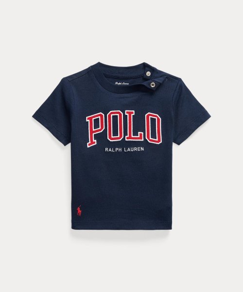 POLO RALPH LAUREN(POLO RALPH LAUREN)/(ベビー)ロゴ コットン ジャージー Tシャツ/410ネイビー