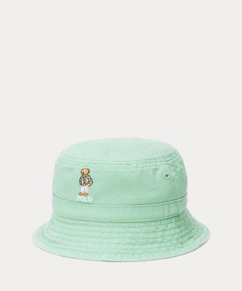 POLO RALPH LAUREN(POLO RALPH LAUREN)/(ベビー)Polo ベア コットン ツイル バケット ハット/300グリーン