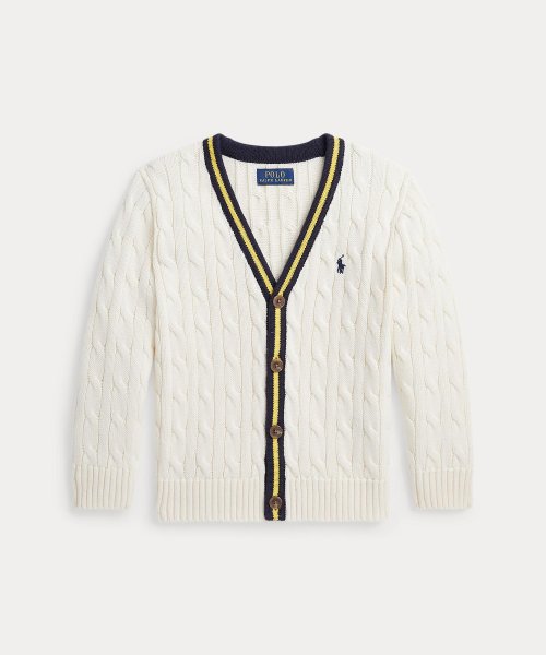 POLO RALPH LAUREN(POLO RALPH LAUREN)/(ボーイズ 2才～7才)コットン クリケット カーディガン/101ナチュラル