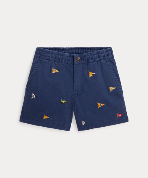 (ボーイズ 2才～7才)Polo プレップスター エンブロイダリー チノ ショートパンツ 