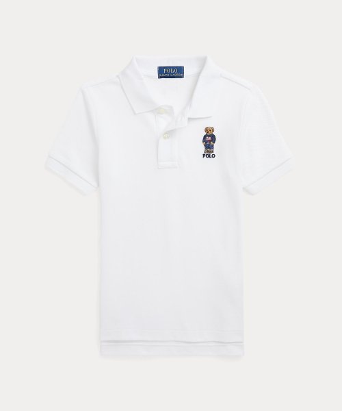 POLO RALPH LAUREN(POLO RALPH LAUREN)/(ボーイズ 2才～7才)Polo ベア コットン メッシュ ポロシャツ/100ホワイト