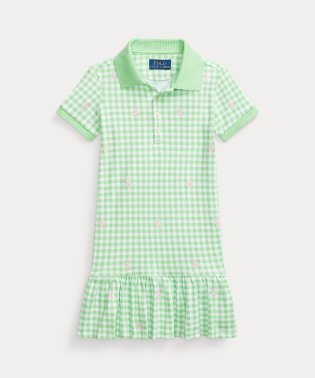 POLO RALPH LAUREN/(ガールズ 2才～6才)ギンガム Polo ポニー メッシュ ポロ ドレス/505878075