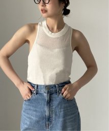 NOBLE(ノーブル)/NINETY PERCENT/ナインティーパーセント Rib seam tank/ホワイト