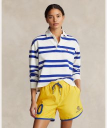 POLO RALPH LAUREN/ストライプド クロップド ジャージー ラグビー シャツ/505878574