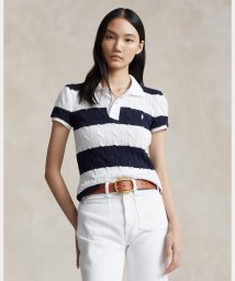 POLO RALPH LAUREN/スリム フィット ケーブルニット ポロシャツ/505878577