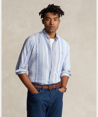 POLO RALPH LAUREN/カスタム フィット ストライプド オックスフォード シャツ/505878648