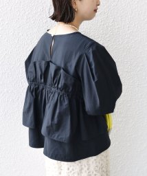 SHIPS WOMEN/* 〈手洗い可能〉モイスト ブロード ドッキング風 ブラウス 24SS ◇/505878816