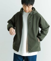 ITEMS URBANRESEARCH(アイテムズアーバンリサーチ（メンズ）)/『防風』裏フリースWzip ボンディングパーカー/OLV