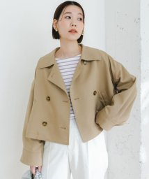 URBAN RESEARCH ROSSO(URBAN　RESEARCH　ROSSO)/F by ROSSO　ビッグカラーダブルショートコート/BEIGE