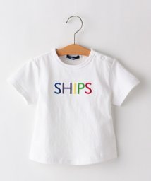 SHIPS KIDS(シップスキッズ)/SHIPS KIDS:80～90cm / SHIPS ロゴ TEE/ホワイト系
