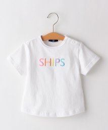 SHIPS KIDS(シップスキッズ)/SHIPS KIDS:80～90cm / SHIPS ロゴ TEE/オフホワイト