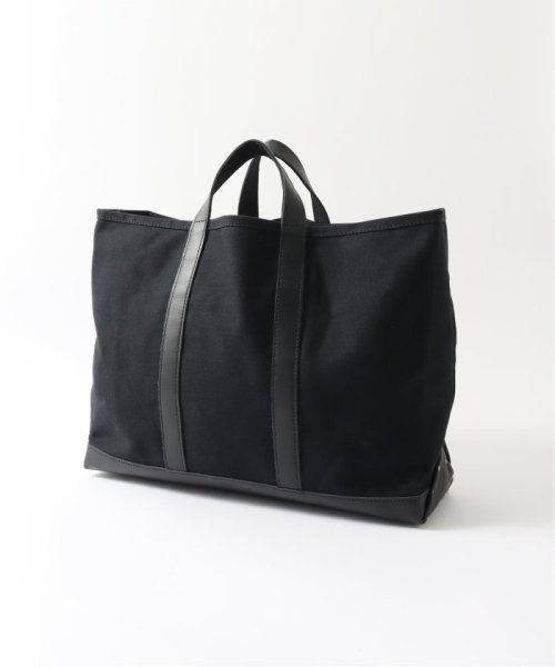 JOURNAL STANDARD(ジャーナルスタンダード)/【HERITAGE LEATHER / ヘリテイジレザー】別注 CANVAS*LTH TOTE XL/ブラック