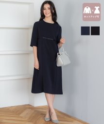 coca(コカ)/セレモニーワンピース（スーツ/オケージョン/無地/5分丈/別売りセットアップ可能）/NAVY