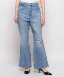 LEVI’S OUTLET/70S HIGH フレア ライトインディゴ WORN IN/505863690