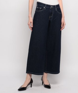 LEVI’S OUTLET/SILVERTAB（TM） LOW バギー CROP ダークインディゴ KISS MY ASSETS/505863728