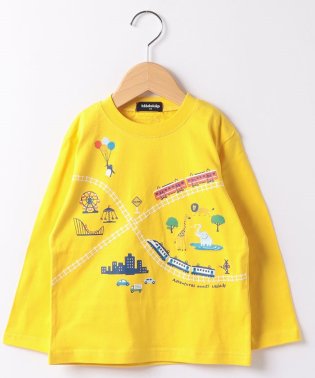 kladskap/電車アニマル遊園地長袖Tシャツ/505864302