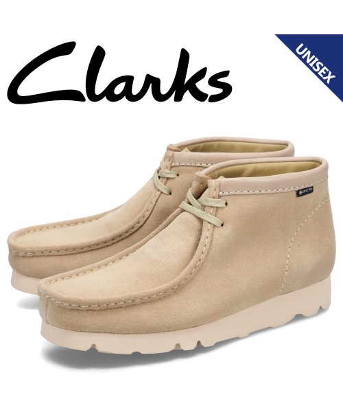 クラークス Clarks ワラビー ゴアテックス ブーツ メンズ レディース 防水 WALLABEE BT GTX ベージュ 26168545 クラークス WALLABEE BT GTX GORE