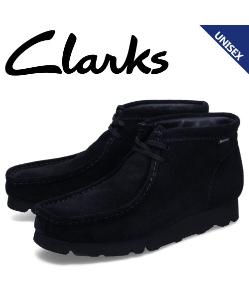 Clarks(クラークス)/クラークス Clarks ワラビー ゴアテックス ブーツ メンズ レディース 防水 WALLABEE BT GTX ブラック 黒 26173318/その他