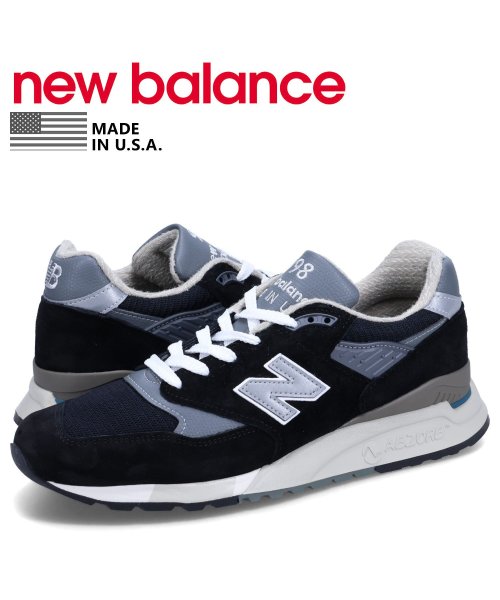 new balance(ニューバランス)/ニューバランス new balance 998 スニーカー メンズ Dワイズ MADE IN USA ブラック 黒 U998BL/その他