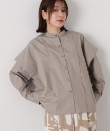 N Natural Beauty Basic(エヌナチュラルビューティベーシック)/ショルダータックブラウス/グレージュ