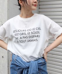 Rouge vif la cle(ルージュヴィフラクレ)/【一部店舗限定】フロント＆バック ロゴTシャツ/ホワイト