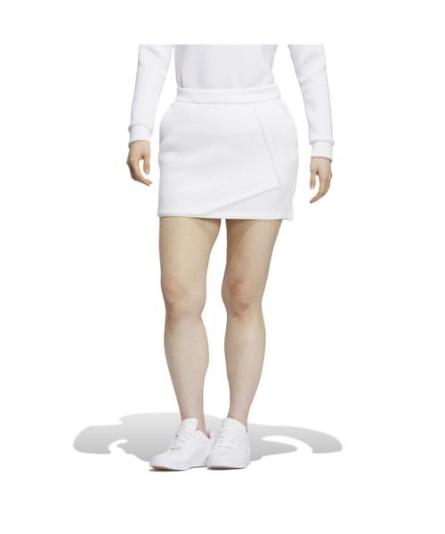 adidas(adidas)/ダンボールニット　ラップスカート/ホワイト