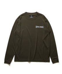 SPALDING/ロングスリーブTシャツ ホログラム ワードマーク/505881093