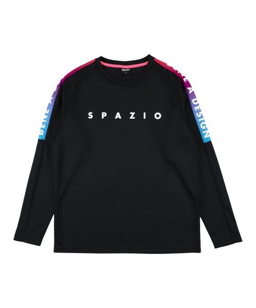 SPAZIO(スパッツィオ)/ＪＲ．グラデーションキリカエロングプラシャツ/ブラック
