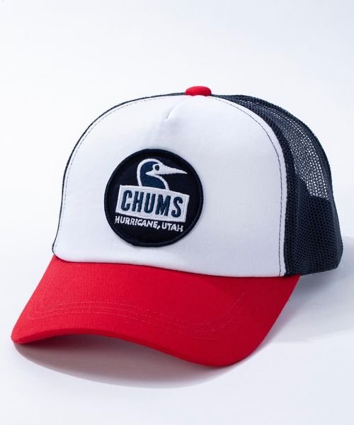 CHUMS(チャムス)/KIDS BOOBY FACE MESH CAP (キッズ ブービー フェイス キャッ)/TRICOLOR