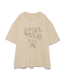 TARAS BOULBA/レディース ヘビーコットン防蚊プリントTシャツ(フード)/505883436