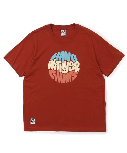 CHUMS(チャムス)/Circle HWYC T－Shirt (サークル　HWYC　Tシャツ)/BROWN