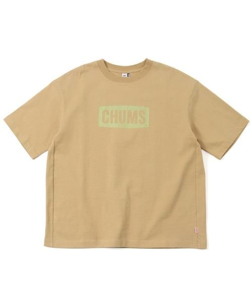 CHUMS(チャムス)/Heavy Weight CHUMS Logo T－Shirt (ヘビーウェイト　チャムスロゴ　Tシャツ)/BEIGE