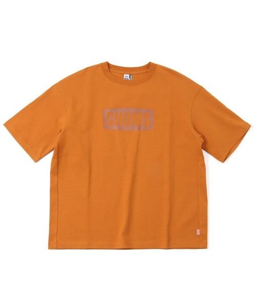 CHUMS(チャムス)/Heavy Weight CHUMS Logo T－Shirt (ヘビーウェイト　チャムスロゴ　Tシャツ)/BROWN