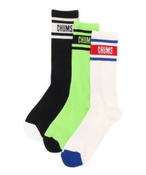 CHUMS/3P CHUMS Medium Socks (3P チャムス ミディアム ソックス)/505883700