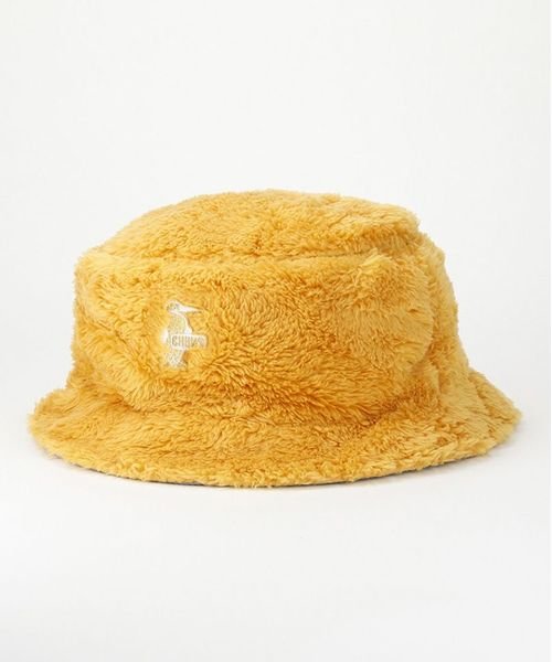 CHUMS(チャムス)/Elmo Fleece Bucket Hat (エルモフリース バケツハット)/YELLOW/GRAY