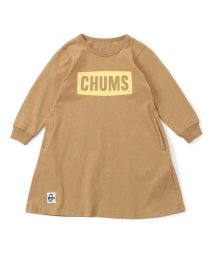 CHUMS/Kid's CHUMS Logo L/S T－Dress (キッズ チャムスロゴ L/S Tドレス)/505885236