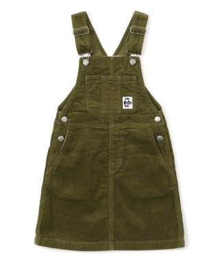 CHUMS/Kid's All Over The Corduroy Overall Skirt (キッズ オールオーバーザコーデュロイ オーバーオールスカート)/505885240