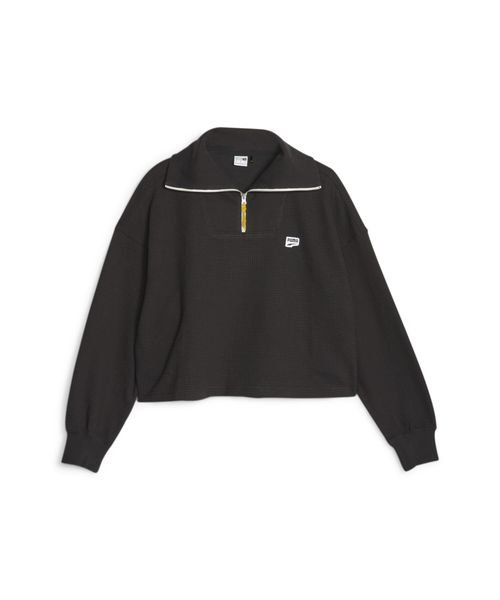 PUMA(プーマ)/DOWNTOWN HALF－ZIP クルー/プーマブラック