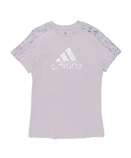 Adidas(アディダス)/W LUXE グラフィック Tシャツ/シルバードーン