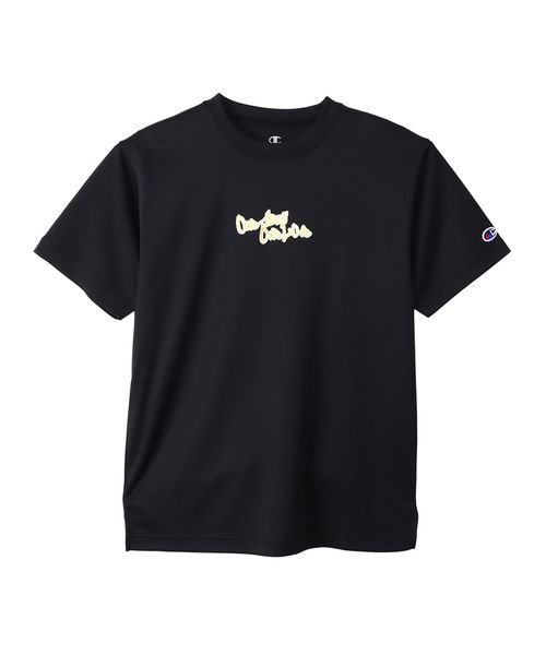 CHAMPION(チャンピオン)/MINI T－SHIRT/ブラックXゴールド