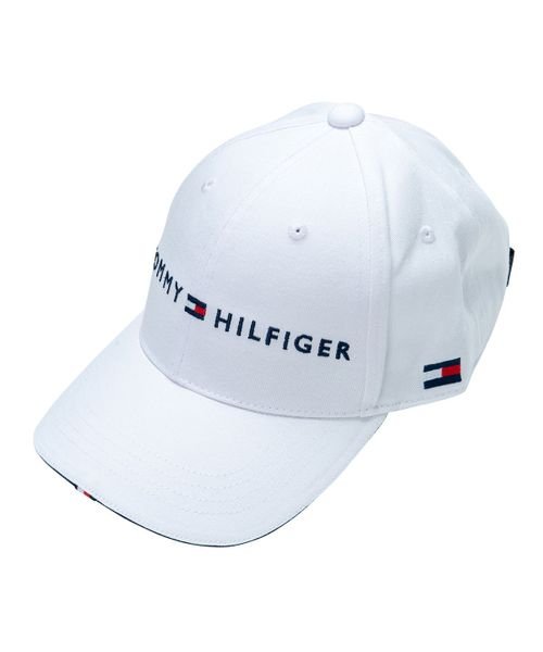 TOMMY HILFIGER GOLF(トミーヒルフィガーゴルフ)/トミー ヒルフィガー ゴルフ TH ロゴ キャップ/ホワイト