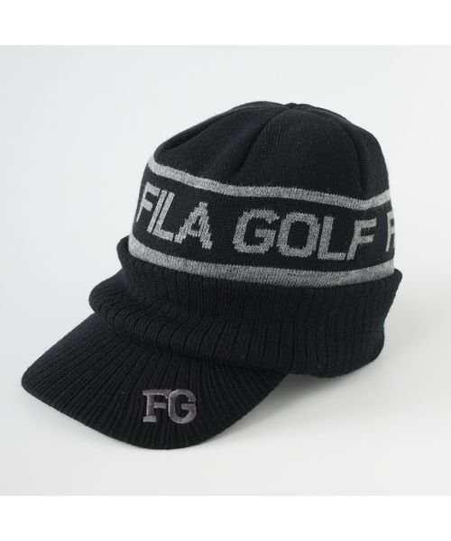 FILA(フィラ)/ＦＩＬＡ　ＧＯＬＦ　ニットキャップ/BK