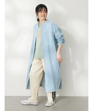 CRAFT STANDARD BOUTIQUE/デニムパールボタンワンピース/505889677