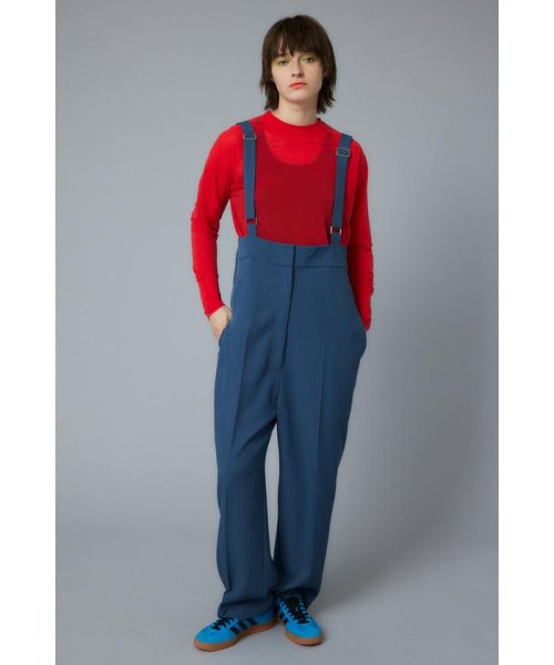 HeRIN.CYE(ヘリンドットサイ)/Center press suspender pants/BLU